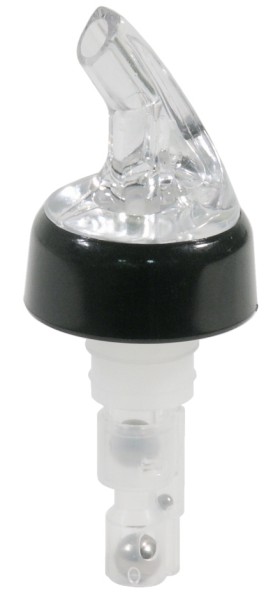 Kugelmassausgiesser 2,0 cl-Durchlauf 6 mm-Laenge 10,0 cm-klar