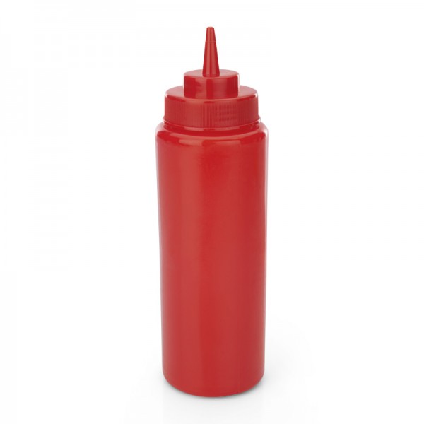 Quetschflasche, 0,70 ltr., rot, Polyethylen