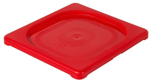 Deckel GN 1/6 - Polypropylen - HACCP Farbe rot