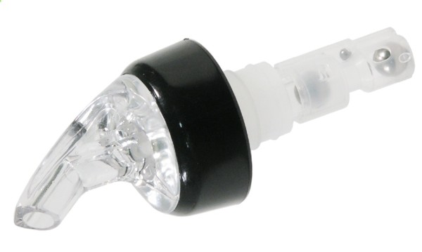 Kugelmassausgiesser 4,0 cl-Durchlauf 6 mm-Laenge 10,0 cm-klar