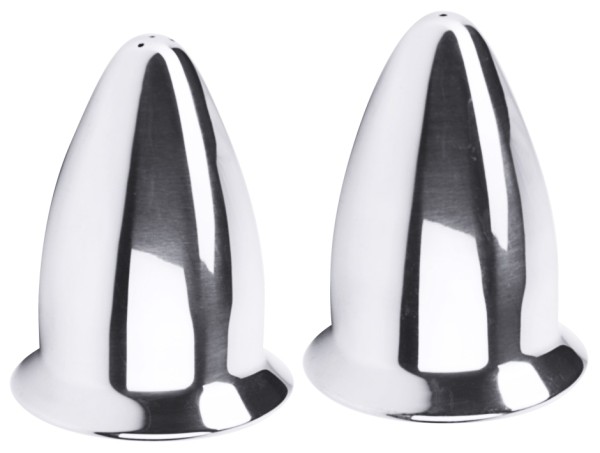 Salz-Pfefferstreuer-Set Boden 6,5 cm-Hoehe 8,5 cm