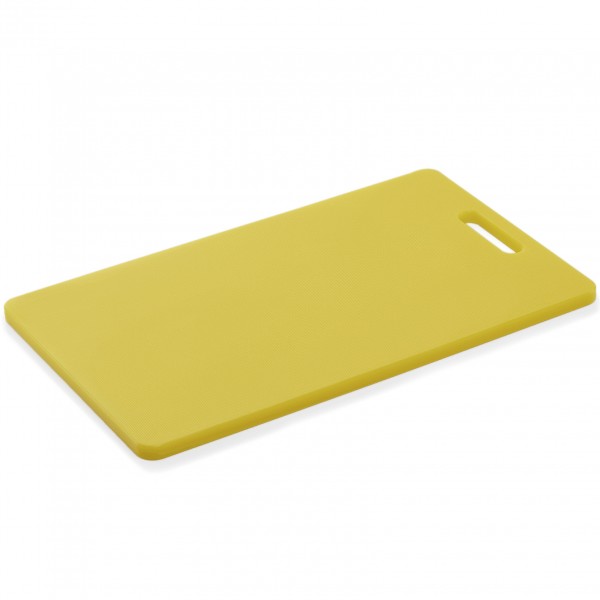 Schneidbrett HACCP, 40 x 25 x 1,2 cm, gelb, Polyethylen